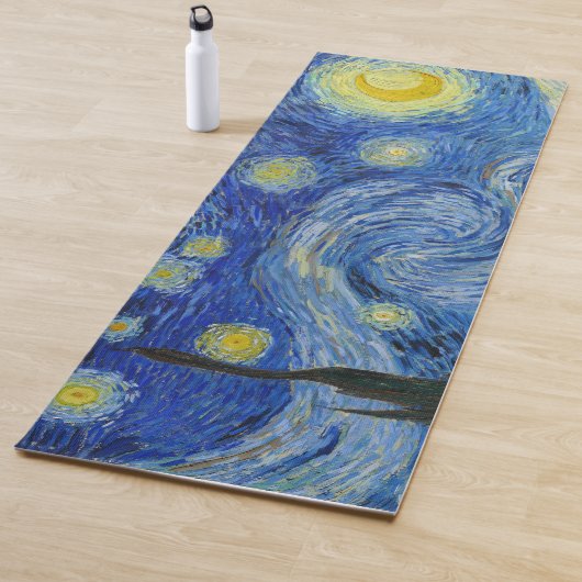 The Starry Night, 1889 von Vincent van Gogh Yogamatte (Beispiel)