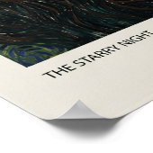 The Starry Night Blossom Poster (Ecke)
