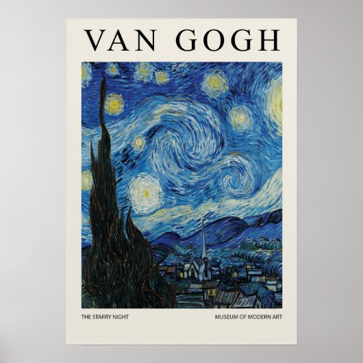 The Starry Night Blossom Poster (Vorne)