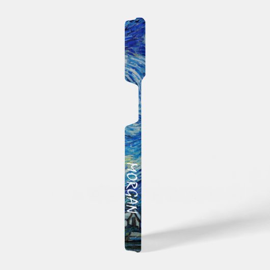 The Starry Night by Van Gogh - Anpassbar iPhone Hülle (Rechte Seite)