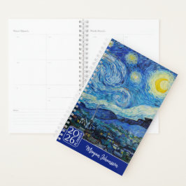 The Starry Night by Van Gogh | Custom Text Planer
