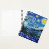 The Starry Night by Van Gogh | Custom Text Planer (Anzeige)