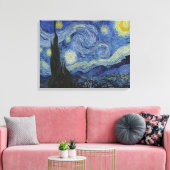 The Starry Night by Van Gogh Leinwanddruck (Insitu (Wohnzimmer))