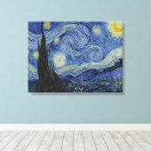 The Starry Night by Van Gogh Leinwanddruck (Insitu (Holzboden))