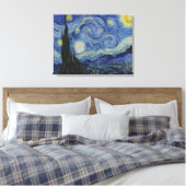 The Starry Night by Van Gogh Leinwanddruck (Insitu (Schlafzimmer))