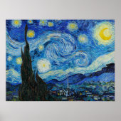 The Starry Night by Van Gogh  Poster (Vorne)