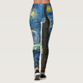 The Starry Night by Vincent Van Gogh Leggings (Rückseite)