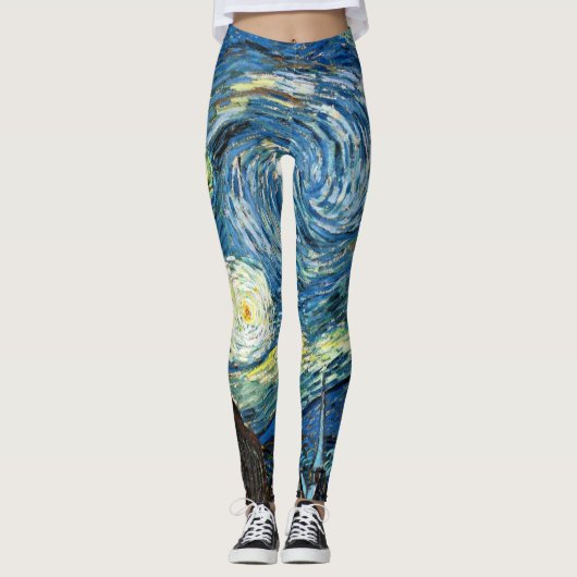 The Starry Night by Vincent Van Gogh Leggings (Vorderseite)