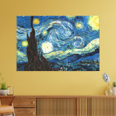 The Starry Night by Vincent Van Gogh Leinwanddruck (Insitu (Wohnzimmer))