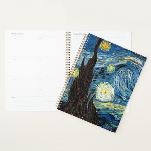 The Starry Night by Vincent Van Gogh Planer (Anzeige)