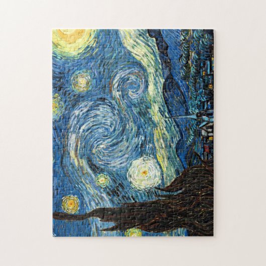 The Starry Night by Vincent Van Gogh Puzzle (Vertikal)