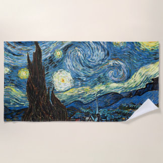 The Starry Night by Vincent Van Gogh Strandtuch