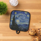 The Starry Night, oil painting, Vincent Van Gogh Topflappen (Oben Unten)