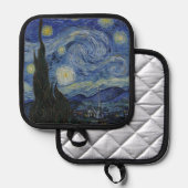 The Starry Night, oil painting, Vincent Van Gogh Topflappen (Vorderseite/Rückseite)