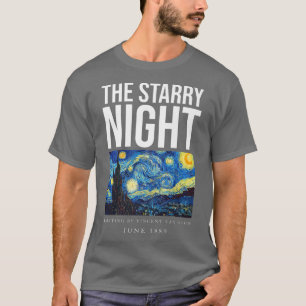 The Starry Night Tee Shirts, Cool Vincent Van Gogh