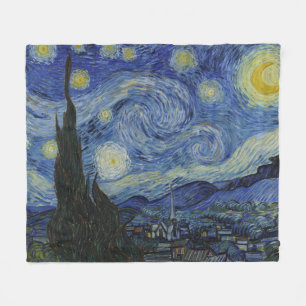 The Starry Night (Vincent van Gogh) (berühmte Kuns Fleecedecke