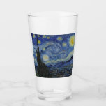 The Starry Night (Vincent van Gogh) (berühmte Kuns Glas<br><div class="desc">Dieses Design zeigt ein berühmtes Gemälde des niederländischen postimpressionistischen Malers Vincent van Gogh (1853-1890). Es zeigt den Blick aus dem nach Osten gerichteten Fenster seines Asylzimmers in Saint-Rémy-de-Provence, kurz vor dem Sonnenaufgang; van Gogh fügte der Szene auch ein imaginäres Dorf hinzu. "The Starry Night" ist eines der bekanntesten Gemälde in...</div>