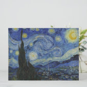The Starry Night (Vincent van Gogh) (berühmte Kuns Karte (Stehend Vorderseite)