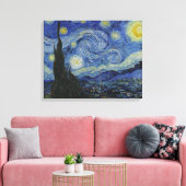 The Starry Night (Vincent van Gogh) (berühmte Kuns Leinwanddruck (Insitu (Wohnzimmer))