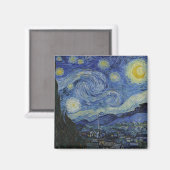 The Starry Night (Vincent van Gogh) (berühmte Kuns Magnet (Vorderseite/Rückseite)