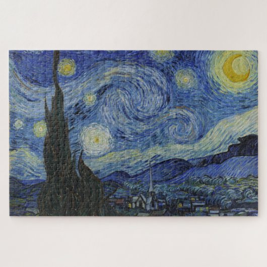 The Starry Night (Vincent van Gogh) (berühmte Kuns Puzzle (Horizontal)