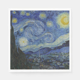 The Starry Night (Vincent van Gogh) (berühmte Kuns Serviette