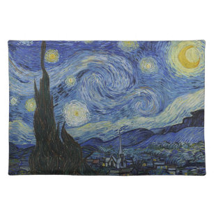 The Starry Night, Vincent Van Gogh Cloth Tischset
