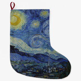 The Starry Night (Vincent van Gogh) (Famous Art) Großer Weihnachtsstrumpf