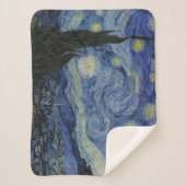 The Starry Night (Vincent van Gogh) (Famous Art) Sherpadecke (Vorderseite)