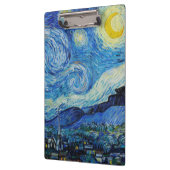 The Starry Night - Vincent Van Gogh Klemmbrett (Links)