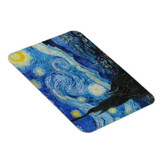 The Starry Night - Vincent Van Gogh Magnet (Rechte Seite)