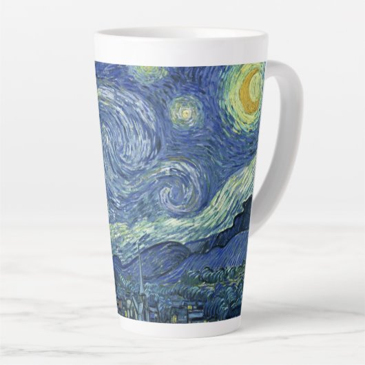 The Starry Night-Vincent van Gogh Milchtasse (Rechte Ecke)