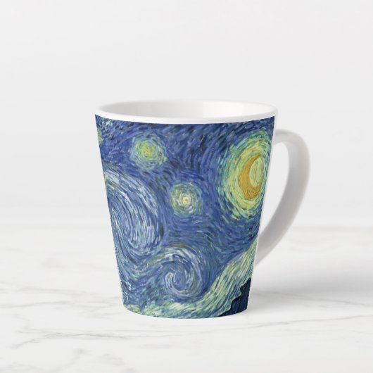 The Starry Night-Vincent van Gogh Small Milchtasse (Rechte Ecke)
