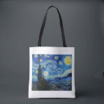 "THE STARRY NIGHT" VON VINCENT VAN GOGH TOTE BAG TASCHE<br><div class="desc">"THE STARRY NIGHT 1889" VON VINCENT VAN GOGH TOTE BAG</div>