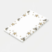 The Stars and Moon Post-it® Notes 4 x 6 Post-it Klebezettel (angewinkelt)