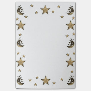 The Stars and Moon Post-it® Notes 4 x 6 Post-it Klebezettel