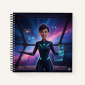 The Starship Story Captain Notebook Notizblock (Vorderseite)