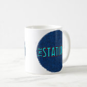 The Station Blue RT 11 oz Classic Tasse (VorderseiteRechts)