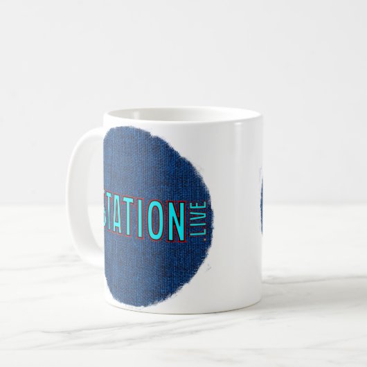 The Station Blue RT 11 oz Classic Tasse (Vorderseite Links)