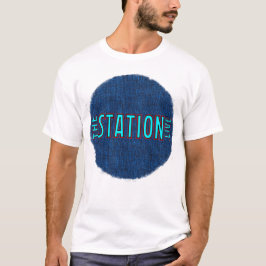 The Station Blue RT Men's Jersey T - Shirt