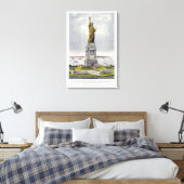 The Statue of Liberty, The Great Bartholdi Statue Leinwanddruck (Insitu (Schlafzimmer))