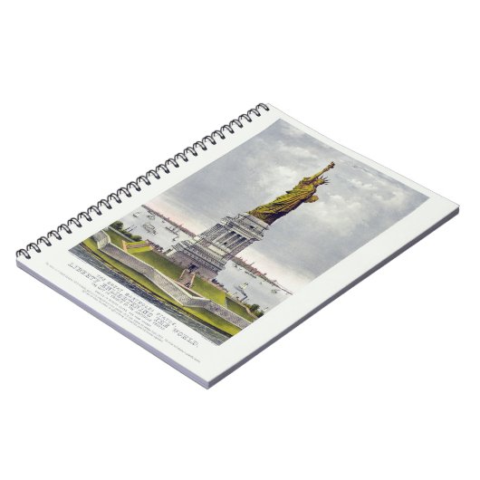 The Statue of Liberty, The Great Bartholdi Statue Notizblock (Linke Seite)