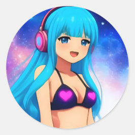 The StellarNut Mizaki Round Sticker #02