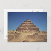 The Step Pyramid of King Djoser, c.2630-2611 v. Ch Postkarte (Vorne/Hinten)
