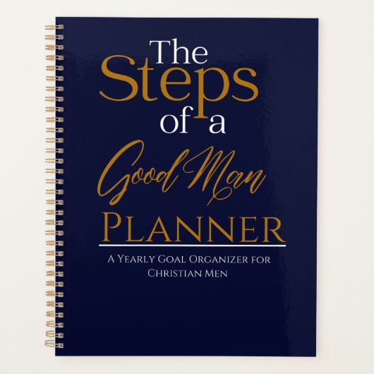 The Steps of a Good Man Planner Planer (Vorderseite)