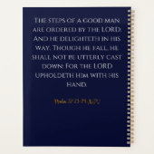 The Steps of a Good Man Planner Planer (Rückseite)