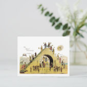 THE STEPS OF FREEMASONRY POSTKARTE (Stehend Vorderseite)