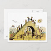 THE STEPS OF FREEMASONRY POSTKARTE (Vorne/Hinten)