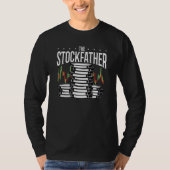 The Stockfather Cryptocurrency Blockchain Best Dad T-Shirt (Vorderseite)