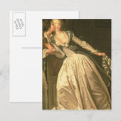 The Stolen Kiss, c.1788 Postkarte (Vorne/Hinten)